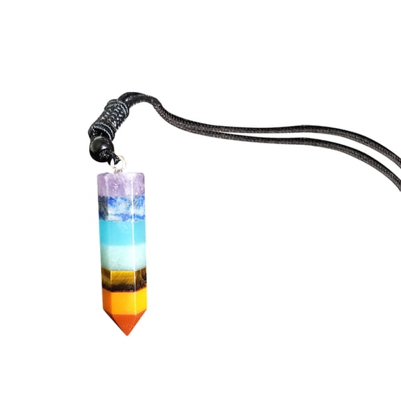 NICEXMAS Evil Repelling Crystal Necklace for Women Natural Stone 1Set