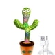 thumbnail image 1 of Juguete de peluche con forma de cactus parlantes LunoMart, recargable, 120 canciones, 1 of 6