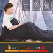 Kroyicegears Sleeping Bag for Camping -Backpacking Lightweight Sleeping Bag for Adult - 0.95kg Navy
