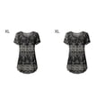 thumbnail image 1 of Minnieouse Camisetas casuales de cuello de verano para mujer sueltas únicas Type8 NO8, 1 of 6