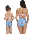 thumbnail image 3 of Jurebecia Women Two Pieces Bikini Set Kids Children Bathing Suit Mother and Daughter Swimwear Family Matching Beachwear Set, 3 of 8