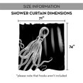 thumbnail image 7 of Creative Products Octopus Shower Curtain - Black on White, 7 of 7