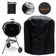 thumbnail image 5 of Cubierta de parrilla impermeable para carbón portátil, cubierta de parrilla impermeable Parrilla portátil Protección contra el polvo de la nieve a prueba de viento27.6 * 27.6in, 5 of 5