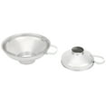 thumbnail image 3 of Stainless Steel Funnel Cup,2Pcs Household Stainless Steel Kitchen Hopper Canning Funnel Cup Solid Performance, 3 of 8
