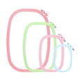 thumbnail image 1 of Advancent 4 Uds. De aros de punto de cruz con agujas, tijeras, aros de bordado cuadrados de diferentes tamaños, juego de herramientas de punto Artesanía, 1 of 6