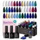 thumbnail image 1 of Set de esmaltes de uñas en gel con forma de escarabajos, 20 colores, azul marino y burdeos, 1 of 6
