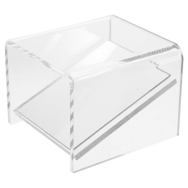 KAKOWELY riser tabletop square Acrylic Risers Display Stands Clear Square Nesting Buffet Risers Pedestal Display Shelf for Party Cake Tabletop Jewelry Food Display