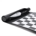 thumbnail image 3 of Juego de Ajedrez de Backgammon Enrollable, Mini Juego de Mesa Portátil de PU para Niños, Viajes Al Aire Libre, Juego de Mesa de Backgammon Familiar, 3 of 10