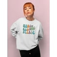 thumbnail image 2 of More Boos Please Groovy Style Sweatshirt Women -Image by Shutterstock, Female 3X-Large, 2 of 4