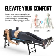 Exerpeutic 100 Back Stretch Traction Table Inversion Alternative with 300 Lbs. Weight Capacity