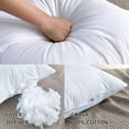 thumbnail image 5 of Down Decor I122F2 22 x 22 in. Feather Pillow Insert Twin Pack Pillow - Set of 2, 5 of 7