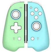 Chasdi Switch Wireless Controller Pair of Remote Joypads Motion Controllers with Micro USB Cable & Joy-Con (Green/Turquoise)