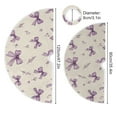 thumbnail image 3 of RMDQTR Festive Christmas Tree Skirt35.4x35.4in - Holiday Home Decor for Xmas Party Pastel Lavender Bows, 3 of 6
