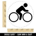 thumbnail image 2 of Biking Cycling Bicycle Bike Icon Self-Inking Rubber Stamp Ink Stamper - Brown Ink - Large 1-1/2 Inch, 2 of 7
