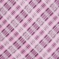 thumbnail image 7 of Jacob Alexander Men's Woven Plaid Pattern Slim 2.5 inch Width Neck Tie - Pink, 7 of 7