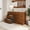 Walnut, variant on 6-Drawer Dresser with Extra Large Fabric Bins, Wood Frame Storage Organizer for Bedroom, Living Room, or Hallway, Versatile Design Doubles as a TV Stand, Ideal for Home Organization, Black