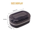 thumbnail image 3 of 1x With Lid Travel Reusable Soap Box Dish Holder Bathroom Container Soap Case, 3 of 5