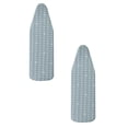 thumbnail image 1 of Leojiow 2Pcs Home Ironing Board Change Cloth Cover Home Ironing Board Cloth Cover High Temperature Cloth Non Fading Cloth Cover (Small Board 91*31Cm Applicable) 90X31Cm, 1 of 6