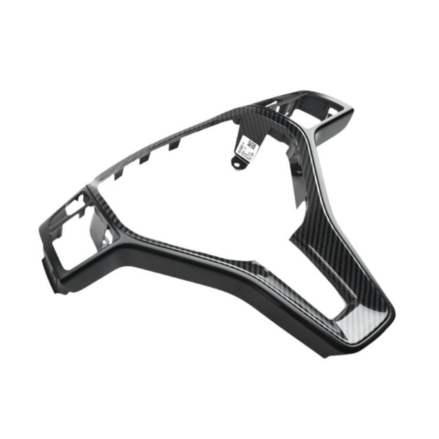 Cubierta del volante Piezas de reparación de la cubierta del volante Moda y estilo Fibra de carbono negra