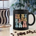thumbnail image 4 of Retro Groovy in My Mama Era Mug - Mama Coffee Mug, Mama Gifts, Mom Mug, Mom Mother Gifts from Daughters Sons, Mothers Day Birthday Gifts for Mom, Mama Mug 11 oz Black, 4 of 4