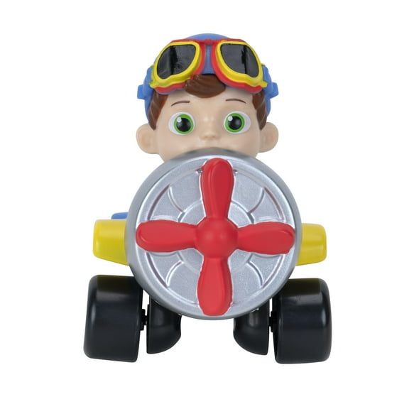 CoComelon Plane Mini Vehicle - Features TomTom Wearing Aviator Glasses - Toy for Toddlers