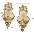 thumbnail image 3 of Floressa Wall Sconce Pair Multi Metallic Gold Metallic Wall Sconce Pair, 3 of 5