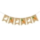 thumbnail image 1 of Easter Party Banner Decoration Imitation Linen Swallowtail Flag, 1 of 3