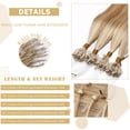 thumbnail image 5 of SEGO Micro Loop Real Thick Human Hair Extensions 100 Strands Invisible Micro Ring Beads Remy Thick Hair, 5 of 8