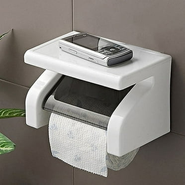 Walbest Wall Mounted Plastic Waterproof Toilet Bathroom Tool Roll Paper Tissue Holder
