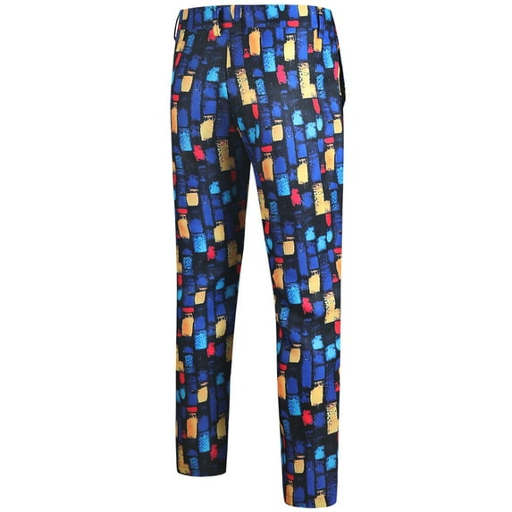 Vedolay Men Trousers Casual Mens Sports Pants Cotton Linen Wide Leg Pants Elastic Lace-up Trouser with Pockets Loose Fits,F XXL