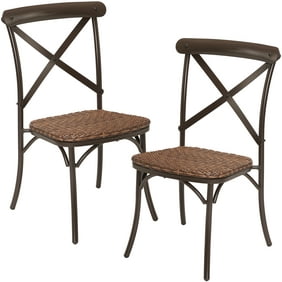 Better Homes Gardens Outdoor Wicker Chairs Brown Set Of 2