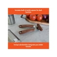 thumbnail image 6 of IMUSA  Chef WL Stainless Steel Can Opener with Wood Look Handles, 6 of 9