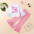 thumbnail image 2 of Okbabeha Baby Girl First Birthday Outfit Sweet One Long Sleeve Shirt Top+Long Pants+Headband Set 1st Birthday Clothes 3Pcs, 2 of 7
