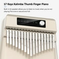thumbnail image 4 of Amdohai Kalimba Électrique 17 Touches Pouce Doigt Piano Kalimba Électronique, 4 of 8
