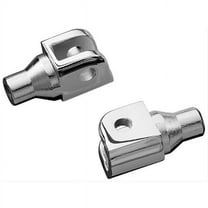Kuryakyn Rear Chrome Tapered Footpeg Adaptors (8811)