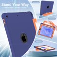 thumbnail image 3 of Kids Shockproof Case for iPad 7/8/9 Gen 10.2", Kickstand, Hand Strap & Pencil Holder, 3 of 9