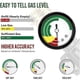 thumbnail image 2 of 2 Pack Propane Tank Gauge Level Indicator, Propane Gauge, Propane Gas Pressure Gauge Propane Heater, Fire Pit, BBQ Grill, 2 of 5