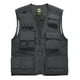 thumbnail image 3 of Chaleco de hombre Chaquetas de malla con bolsillos Cuello en V Sin mangas Trabajo al aire libre, 3 of 7