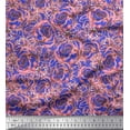 thumbnail image 1 of Soimoi polyester Crepe Fabric Dot & Rose Floral Print Fabric by the Yard 52 Inch Wide, 1 of 1
