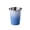 Blue 330ml, variant on KGJQ Stainless Steel Cup, Reusable with Gradient Color Camping Cup, Frosted Texture Lightweight Beer Cup for Outdoor Picnic Travel