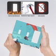 thumbnail image 4 of Glider Switch Cover Decorative Wall Plate 3-Gang 2-Toggle 1-Decor Standard Size, 4 of 5