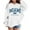 White, variant on WOYY Toddler Girls Hoodie Miami Print Hooded Sweatshirt Casual Active Hoodies, Sizes 3-4T
