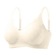 thumbnail image 4 of Seamless Wireless Bra for Women with Support No Underwire Full Coverage Push Up Bras Full Coverage Comfortable Everyday Bra, 4 of 5