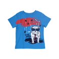 thumbnail image 3 of Kidsy T-shirt Graphique Cool Dog en Coton Péruvien pour Garçons, Manches Courtes, Col Rond, Cobalt, 3, 3 of 3