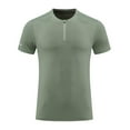thumbnail image 5 of oqasdz Mens T Shirts Short Sleeve Solid Color Comfortable and Breathable Spring Summer Active Outdoor Sports Casual Tee Top, 5 of 5