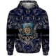 thumbnail image 3 of Sudadera con capucha con estampado de calavera para hombre, suéter informal holgado a la moda, ropa Y2k, ropa superior gótica para hombre, 3 of 5