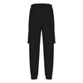 thumbnail image 6 of Abomasnow Cargo Sweatpants for Men Zipper Pockets Open Bottom Casual Joggers Pants for Athletic, Jogging, Running, Workout, 6 of 6