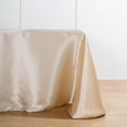 thumbnail image 6 of BalsaCircle 90" x 156" Satin Rectangular Tablecloth Beige, 6 of 8