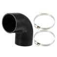 thumbnail image 1 of Manguera de silicona Codo 90 grados ID 76mm negro Unique Bargains, 1 of 1
