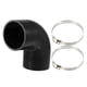 thumbnail image 1 of Manguera de silicona Codo 90 grados ID 76mm negro Unique Bargains, 1 of 1